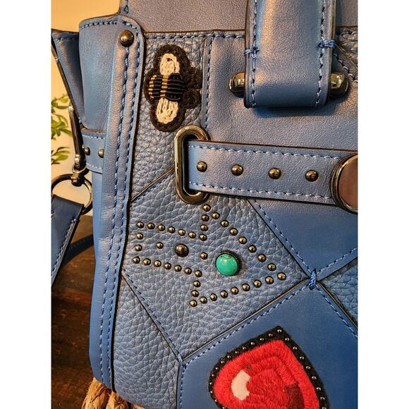 Coach swagger 27 Embellished Canyon Quilt Leathet 55503 - Picture 6 of 16